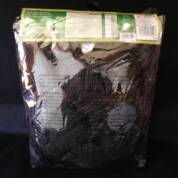 Womens Wicked Oz Movie Elphaba Deluxe Adult Large 12-14 Witch Halloween Costume - Picture 8 of 13